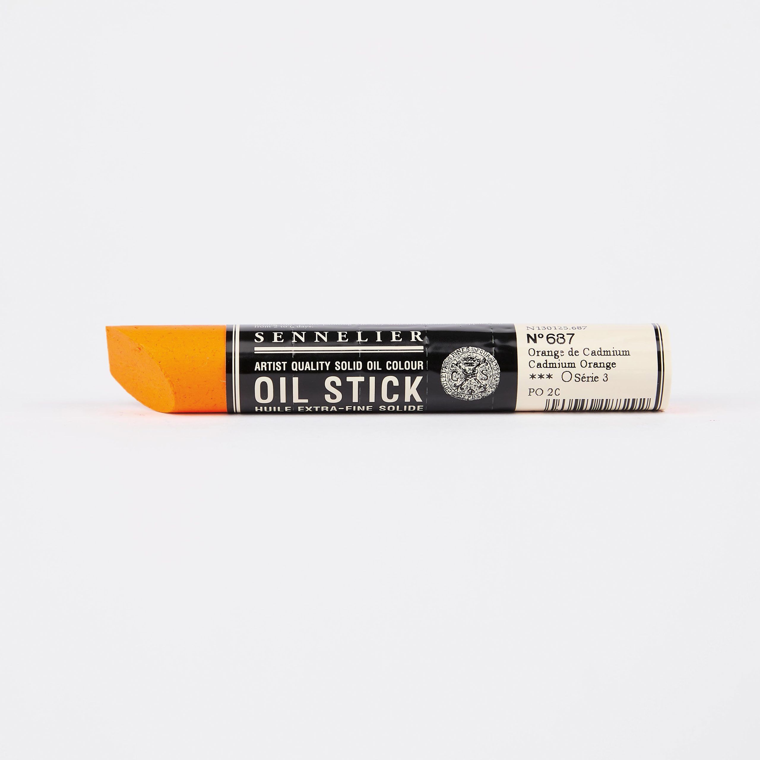 Sennelier Óleo en barra S3: 687 Naranja Cadmio