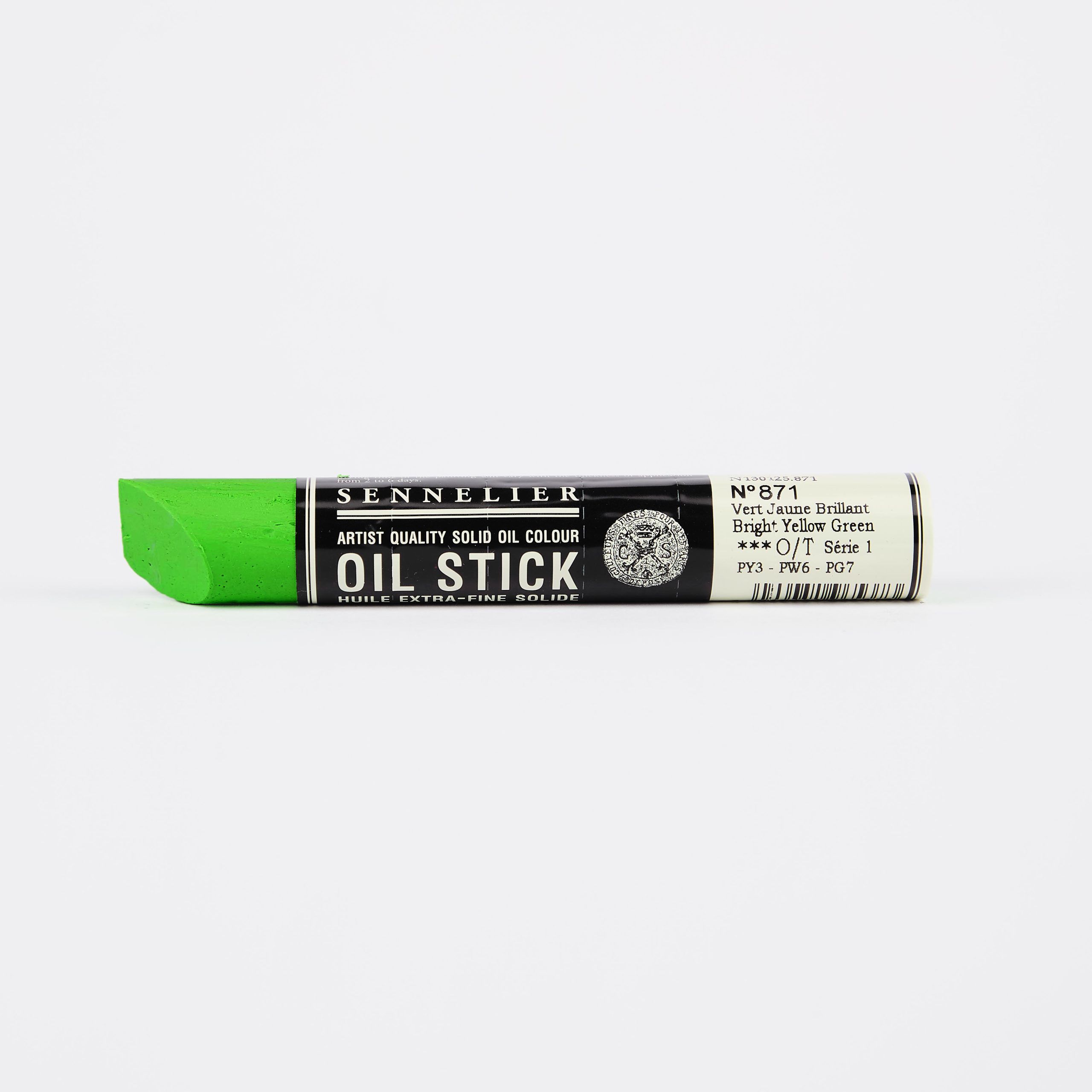 Sennelier Óleo en barra S1: 871 Verde Amarillo Brillante