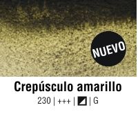 Acuarelas Van Gogh: 230 Crepúsculo Amarillo